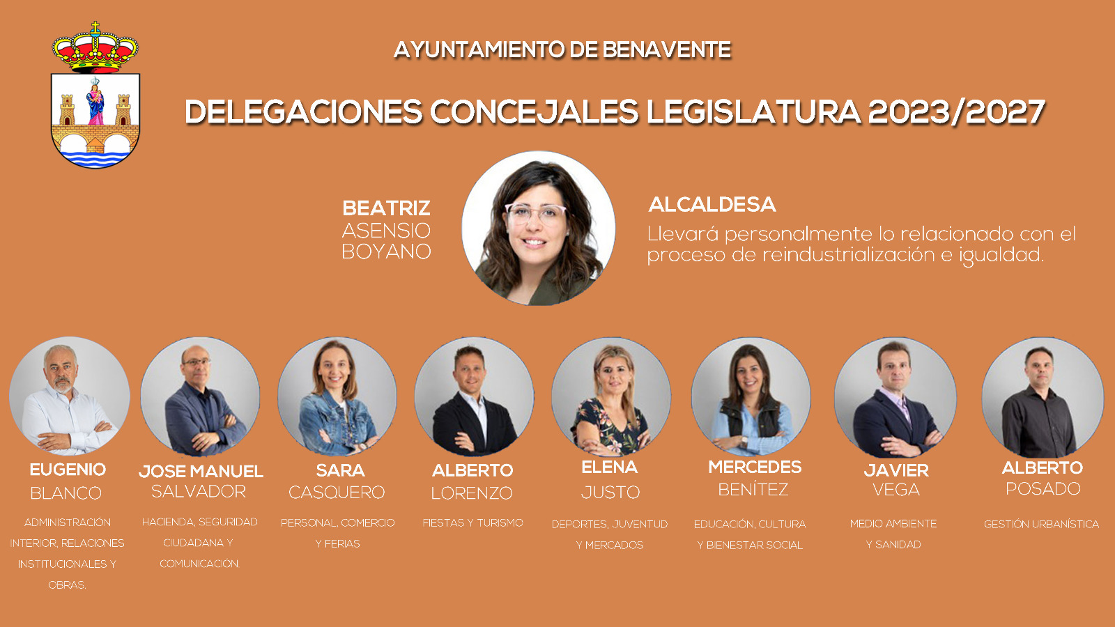 Este Es El Organigrama De Gobierno Del Ayuntamiento De Benavente ...