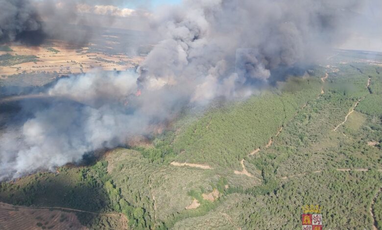 Incendio enTrabazos