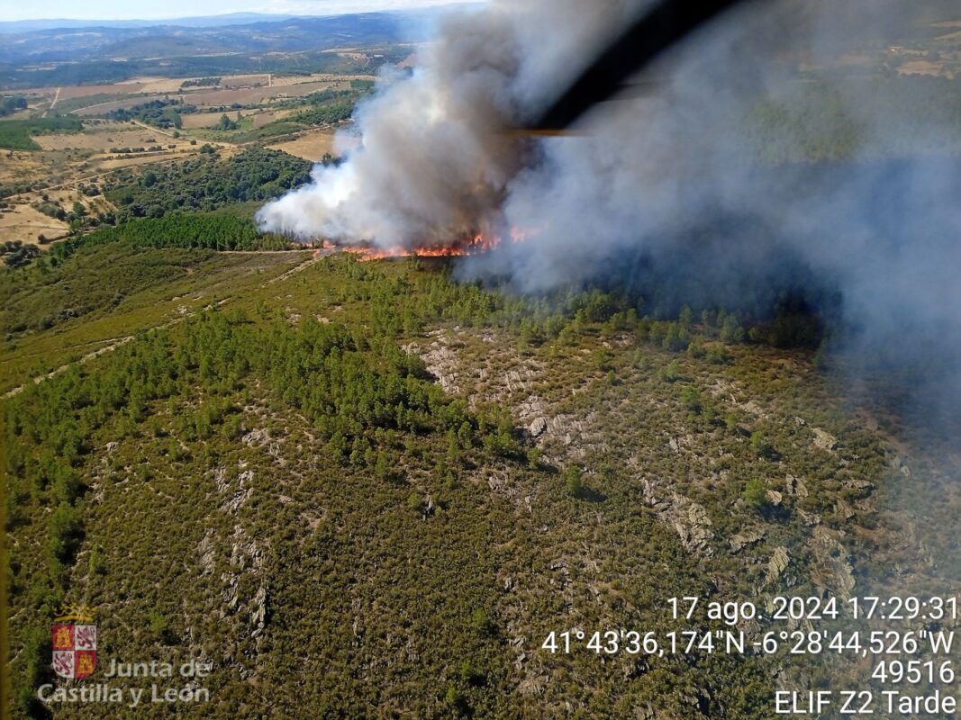 Incendio en Trabazos