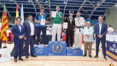 Podium de Torrevieja en +87 kg.